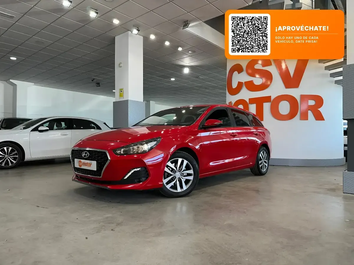 Usado Hyundai i30 GO! 136 CV (100 kW) 2019 Rojo Utilitario