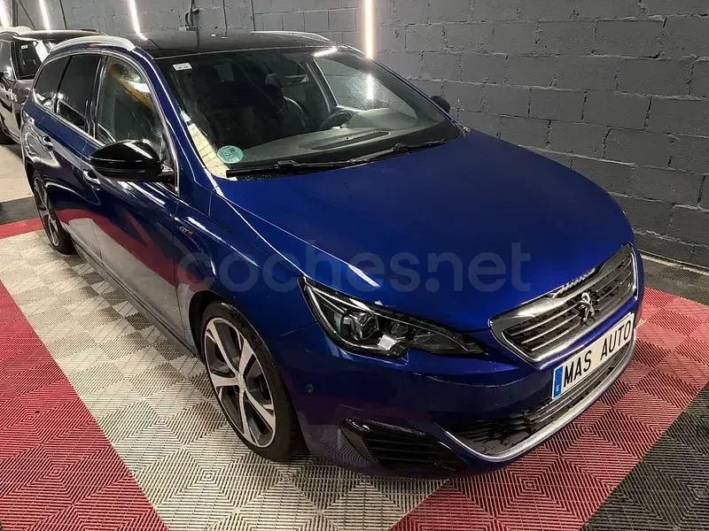Usado Peugeot 308 SW GTi 180 CV (132 kW) 2015 Azul Familiar
