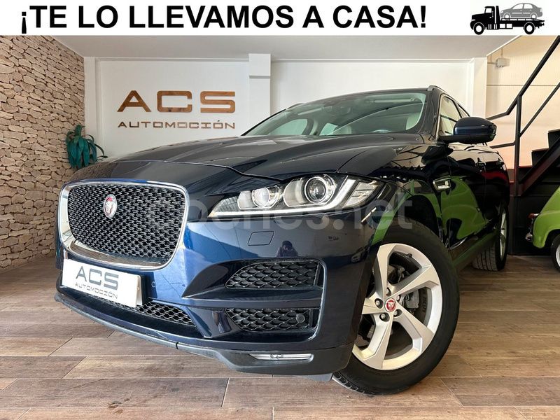 Azul Usado 2019 Jaguar F-Pace Prestige SUV | 22.990 € (Precio justo) - Imagen 1/4