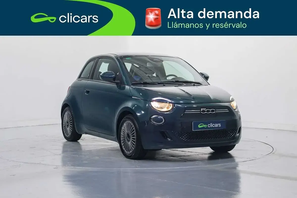 Usado Fiat 500e Icon 86 kW (118 CV) 2022 Azul Utilitario
