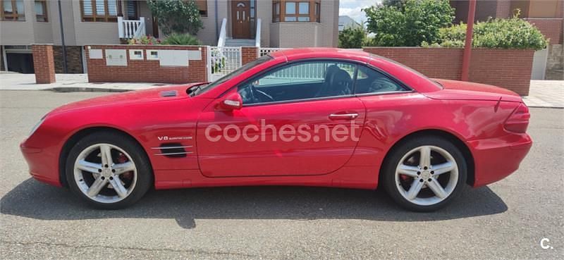 Usado Mercedes SL500 306 CV (225 kW) 2001 Rojo Descapotable