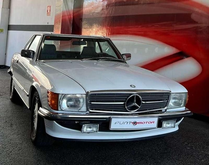 Usado Mercedes SL420 218 CV (160 kW) 1986 Blanco Coupe