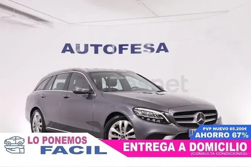 Usado Mercedes C220 194 CV (142 kW) 2019 Gris / plata Familiar