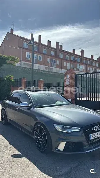 Usado Audi A6 S-Line 245 CV (180 kW) 2014 Gris / plata Familiar