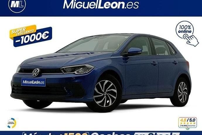 Azul Usado 2024 VW Polo Life Utilitario | 16.485 € (Buen precio) - Imagen 1/3