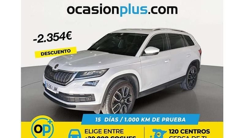 Usado Skoda Kodiaq Style 150 CV (110 kW) 2021 Blanco SUV
