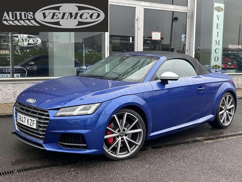 Azul Usado 2017 Audi TTS S-Line Descapotable | 29.950 € - Imagen 1/4