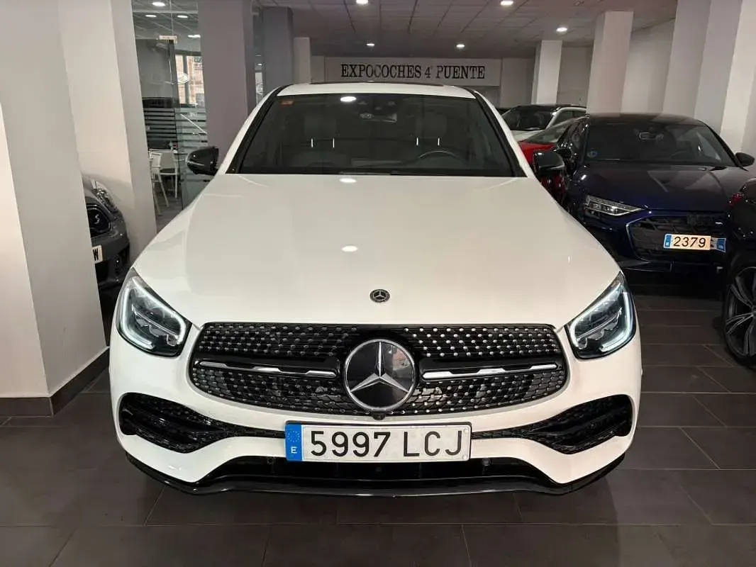 Usado Mercedes GLC220 194 CV (142 kW) 2019 Blanco SUV