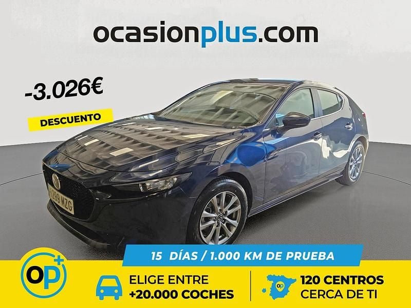 Usado Mazda 3 Prime-Line 140 CV (102 kW) 2025 Azul Berlina