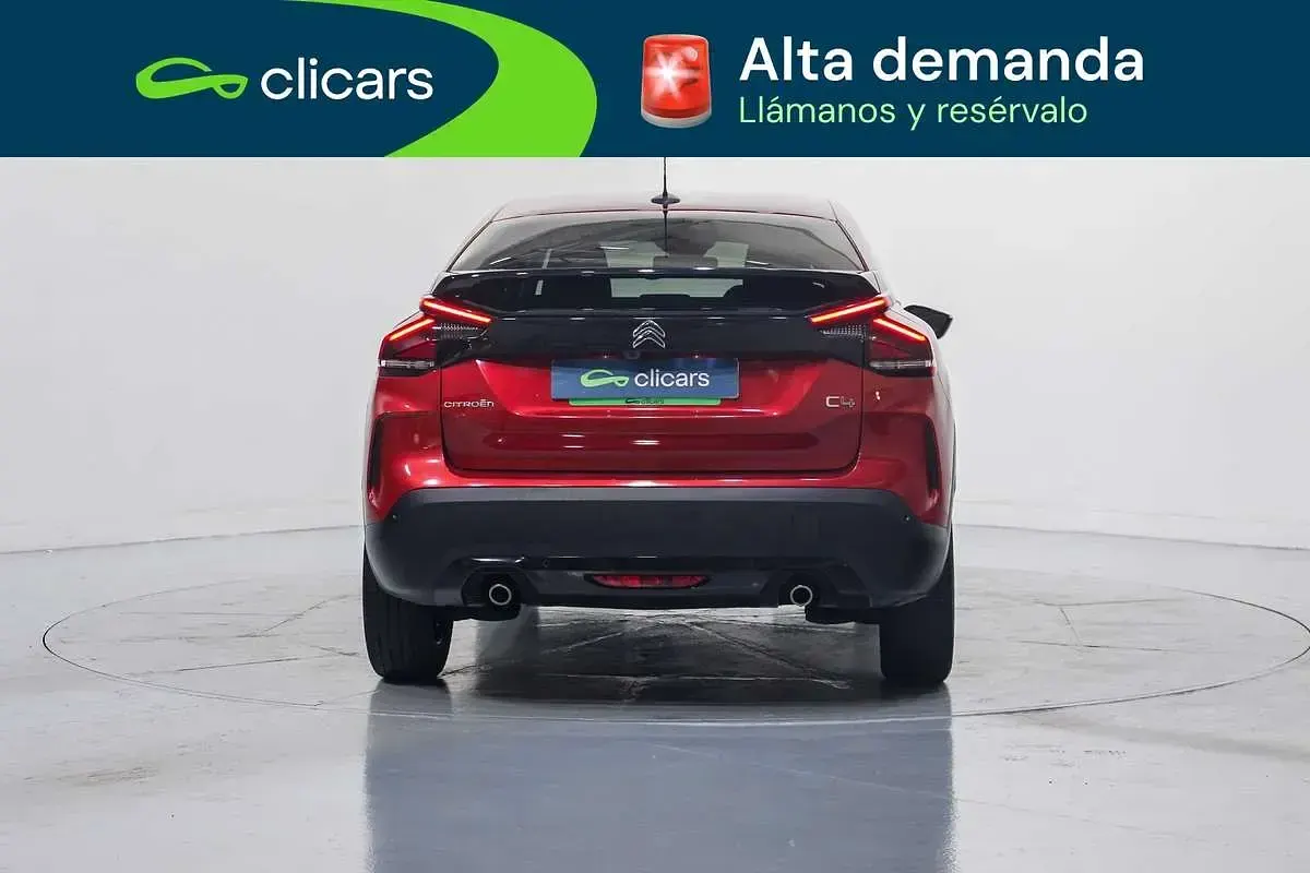 Usado Citroën C4 PureTech 131 CV (96 kW) 2021 Rojo Utilitario