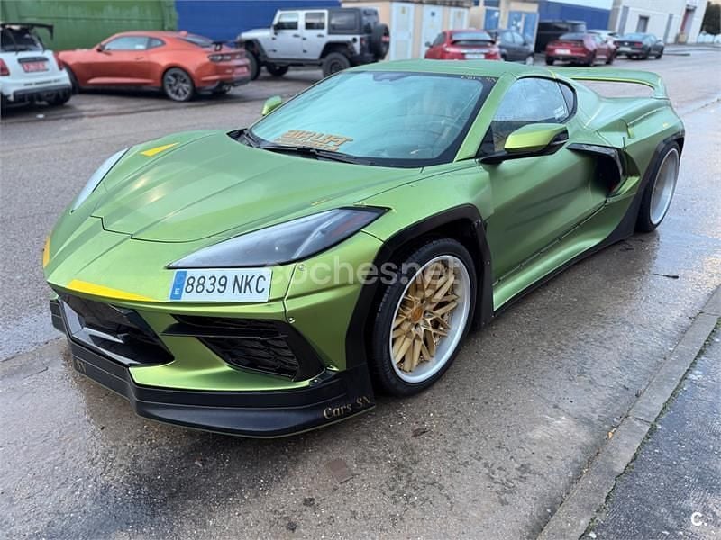 Usado Chevrolet Corvette Stingray 450 CV (330 kW) 2014 Verde Descapotable