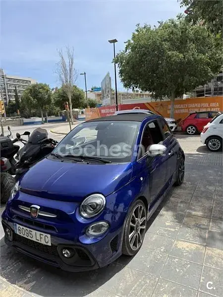 Usado Abarth 595C Turismo 165 CV (121 kW) 2020 Azul Descapotable