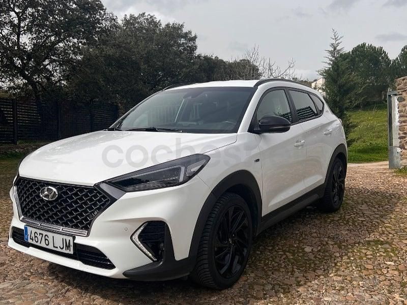 Usado Hyundai Tucson N Line 136 CV (100 kW) 2020 Blanco SUV