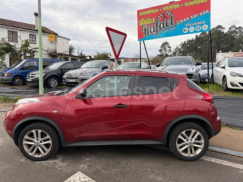Usado Nissan Juke Visia 110 CV (80 kW) 2011 Granate SUV