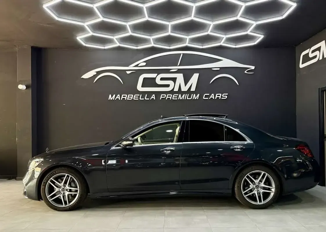 Usado Mercedes S350 286 CV (210 kW) 2019 Gris Berlina