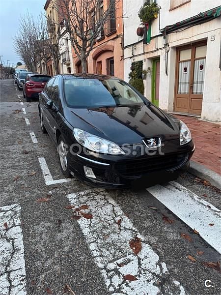 Usado Peugeot 407 137 CV (100 kW) 2005 Negro Berlina
