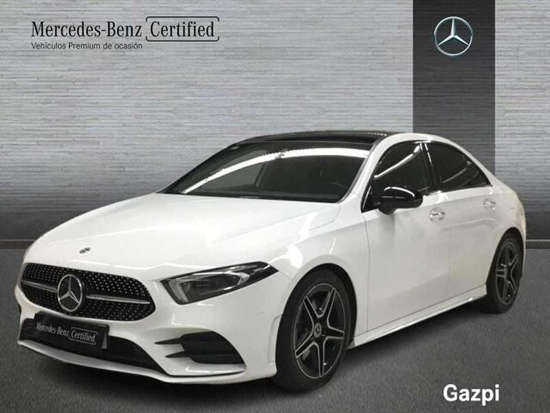 Blanco Usado 2020 Mercedes A220 AMG line Berlina | 26.500 € (Precio justo) - Imagen 1/4