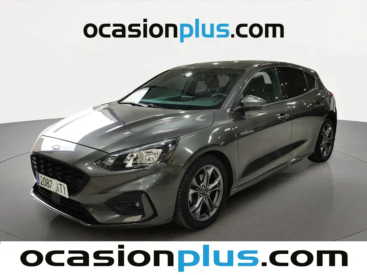 Usado Ford Focus ST-Line 125 CV (91 kW) 2019 Gris Utilitario