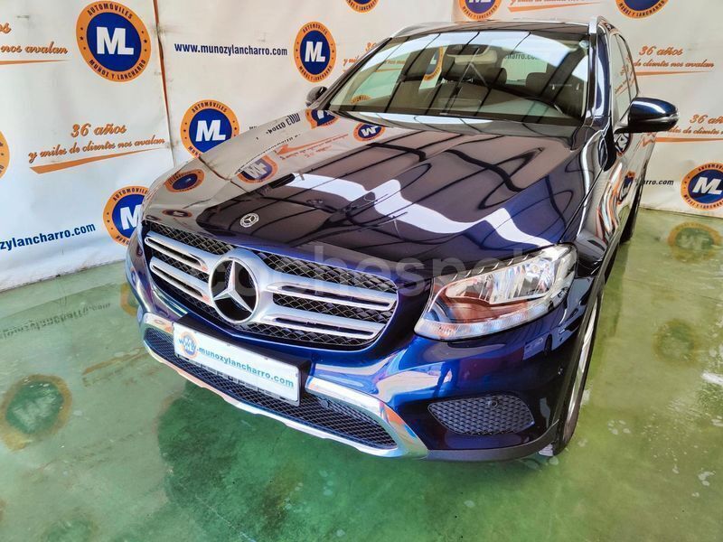 Usado Mercedes GLC250 204 CV (150 kW) 2017 Azul SUV