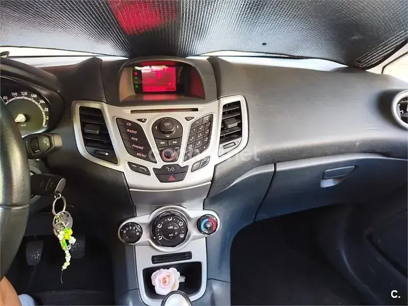 Usado Ford Fiesta Trend 82 CV (60 kW) 2012 Gris / plata Berlina