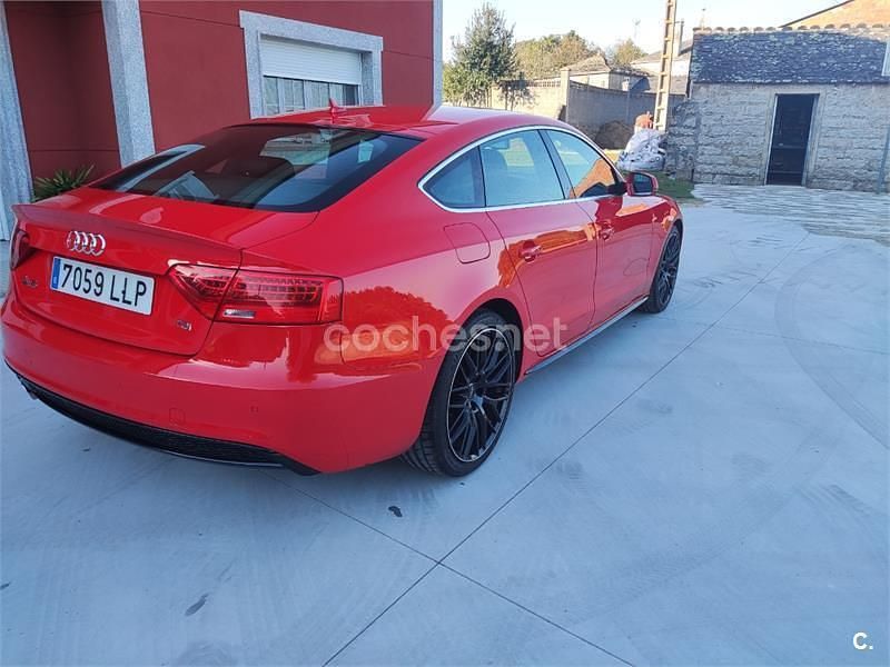 Occasion Audi A5 Sportback S-Line 150 PK (110 kW) 2016 Rood Hatchback