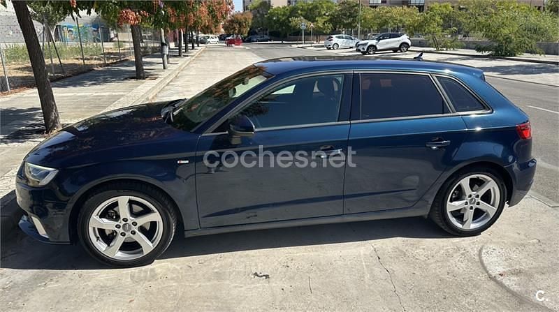 Usado Audi A3 Advanced 150 CV (110 kW) 2016 Azul Berlina