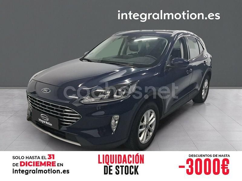 Negro Usado 2021 Ford Kuga Titanium SUV | 22.900 € (Precio justo) - Imagen 1/4