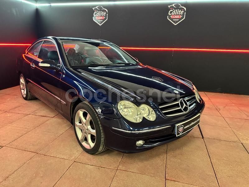 Usado Mercedes CLK200 Avantgarde 163 CV (119 kW) 2004 Azul Coupe