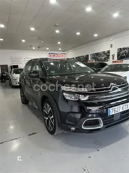 Usado Citroën C5 Aircross Live 131 CV (96 kW) 2019 Negro SUV