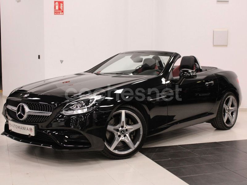 Negro Usado 2019 Mercedes SLC200 Descapotable | 29.990 € (Buen precio) - Imagen 1/4