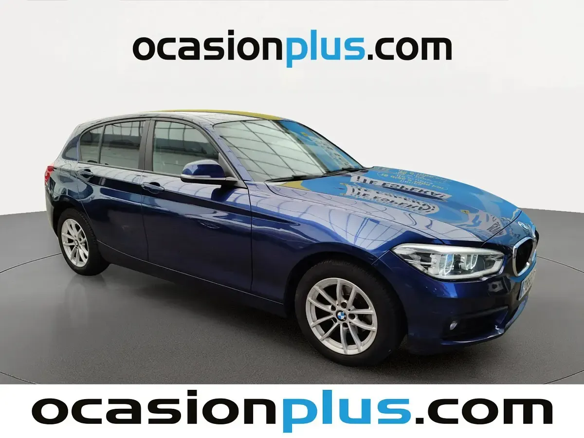 Usado BMW 116 116 CV (85 kW) 2017 Azul Utilitario
