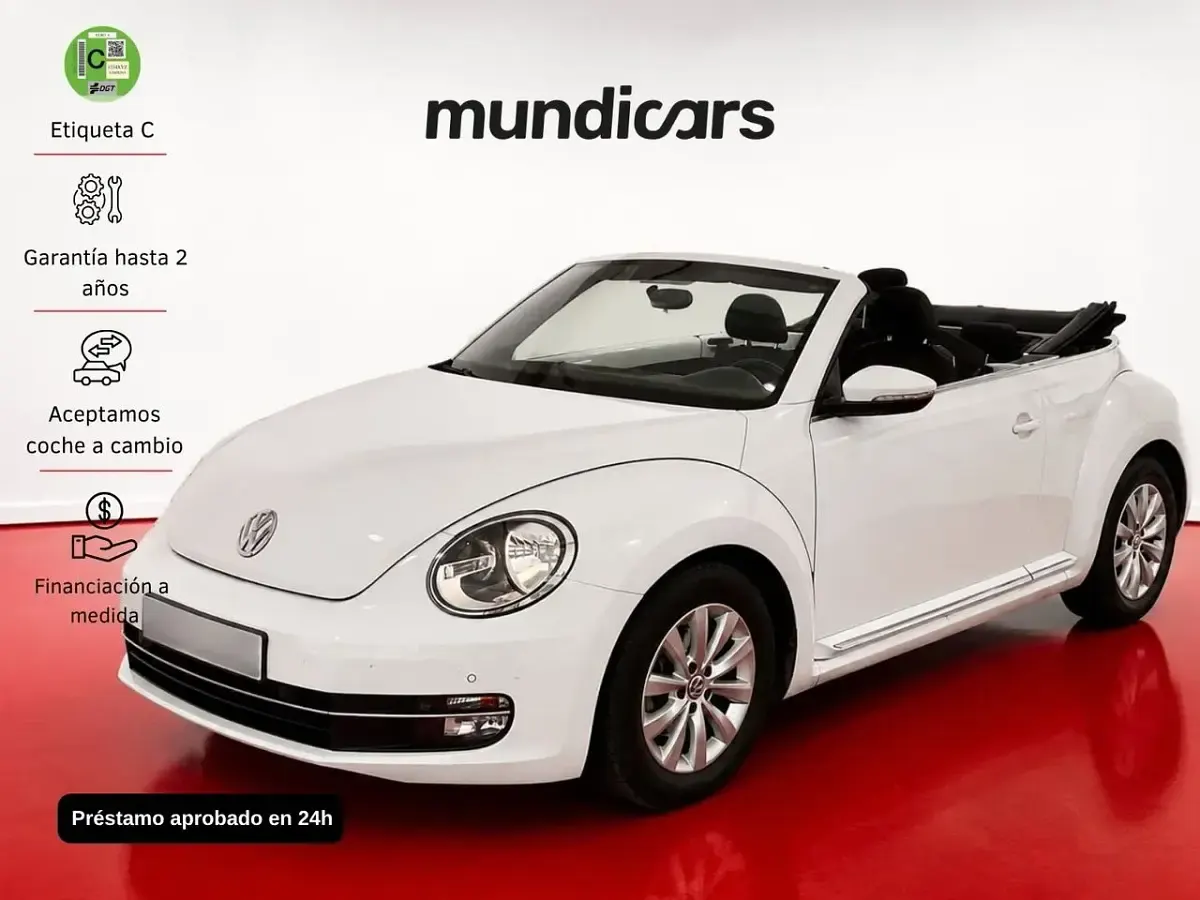 Usado VW Beetle Design 105 CV (77 kW) 2014 Blanco Utilitario