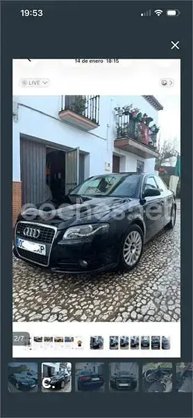Usado Audi A4 140 CV (102 kW) 2005 Negro Berlina