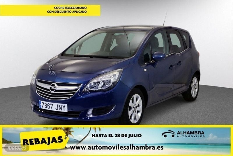 Azul metalizado Usado 2016 Opel Meriva Excellence Monovolumen | 10.140 € (Precio justo) - Imagen 1/4