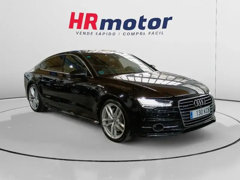 Negro Usado 2016 Audi A7 Sportback Ambiente Utilitario | 28.590 € (Precio justo) - Imagen 1/4