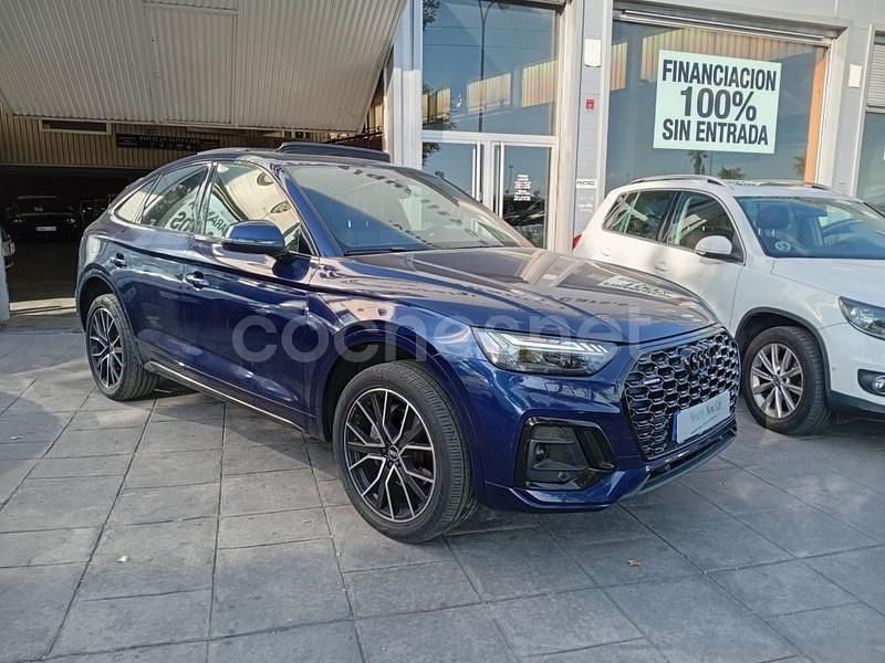 Azul Usado 2021 Audi Q5 Sportback S-Line SUV | 39.990 € (Caro) - Imagen 1/4