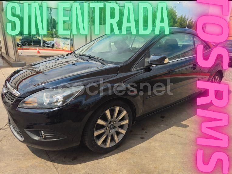 Negro Usado 2009 Ford Focus Cabriolet Titanium Descapotable | 5400 € (Precio justo) - Imagen 1/4