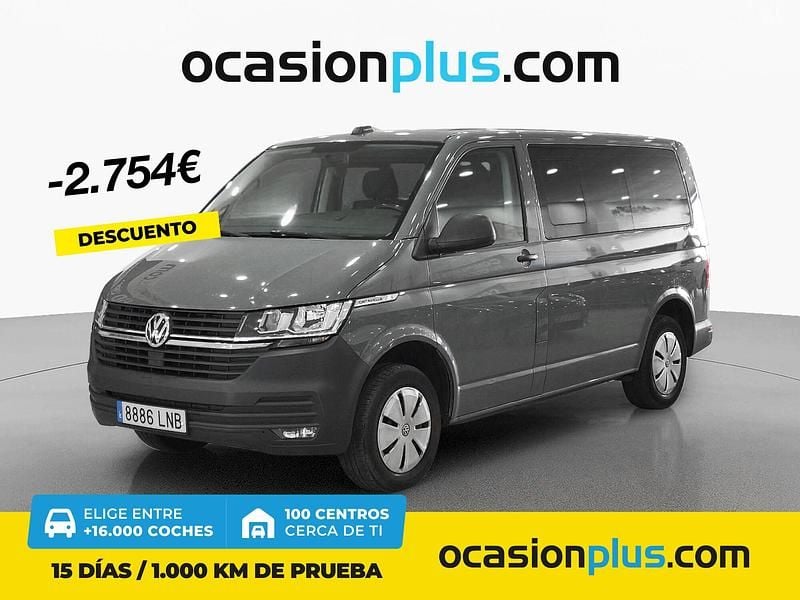 Gris Usado 2021 VW Caravelle Monovolumen | 30.300 € (Precio justo) - Imagen 1/4