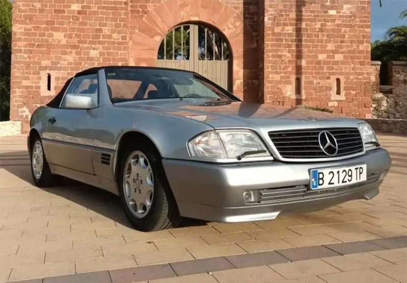 Plateado Usado 1991 Mercedes SL500 Coupe | 17.000 € - Imagen 1/4