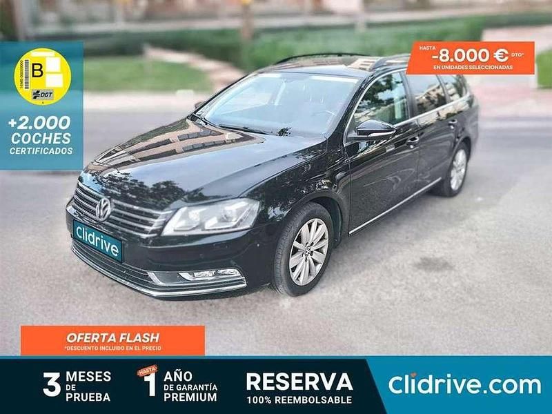 Negro Usado 2014 VW Passat Advance Familiar | 9190 € (Buen precio) - Imagen 1/3