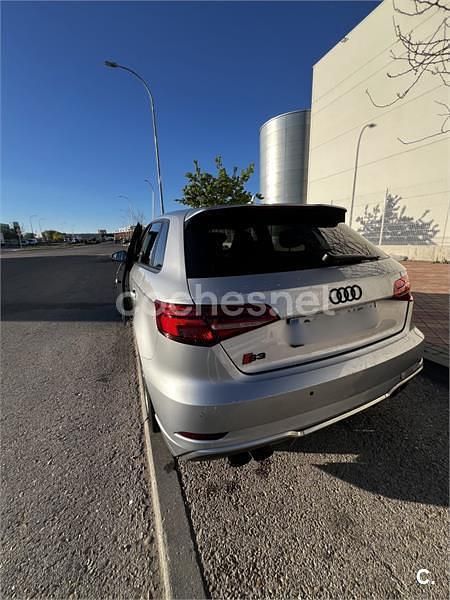 Usado Audi S3 300 CV (220 kW) 2014 Gris / plata Berlina