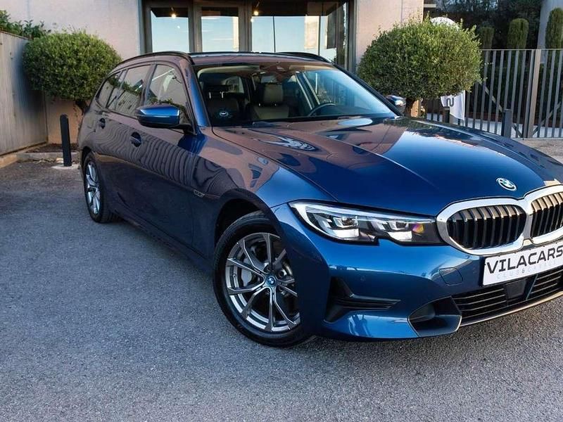Usado BMW 330e Shadowline 291 CV (214 kW) 2022 Azul Familiar