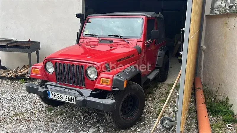 Usado Jeep Wrangler 118 CV (86 kW) 2001 Rojo SUV