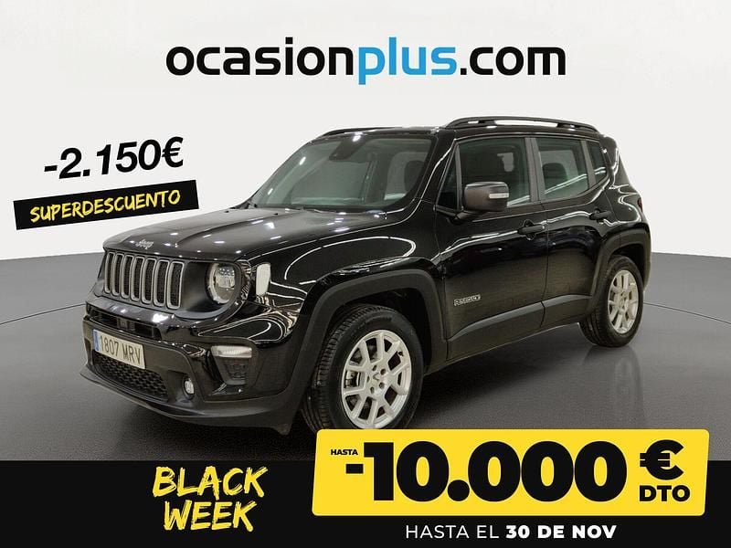 Negro Usado 2024 Jeep Renegade Limited SUV | 23.100 € (Precio justo) - Imagen 1/4