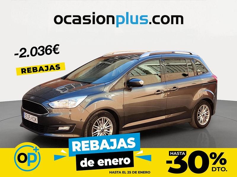 Gris Usado 2017 Ford C-MAX Trend+ Monovolumen | 13.990 € (Precio justo) - Imagen 1/4