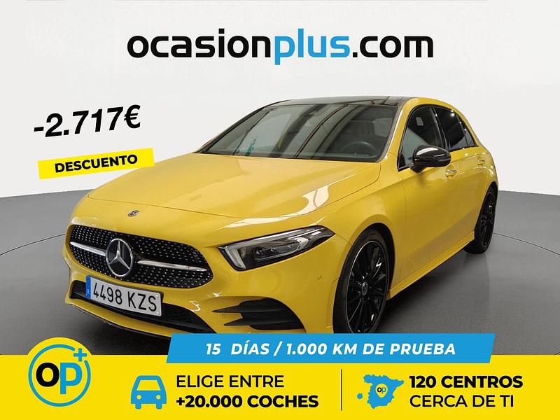 Usado Mercedes A140 190 CV (139 kW) 2019 Amarillo