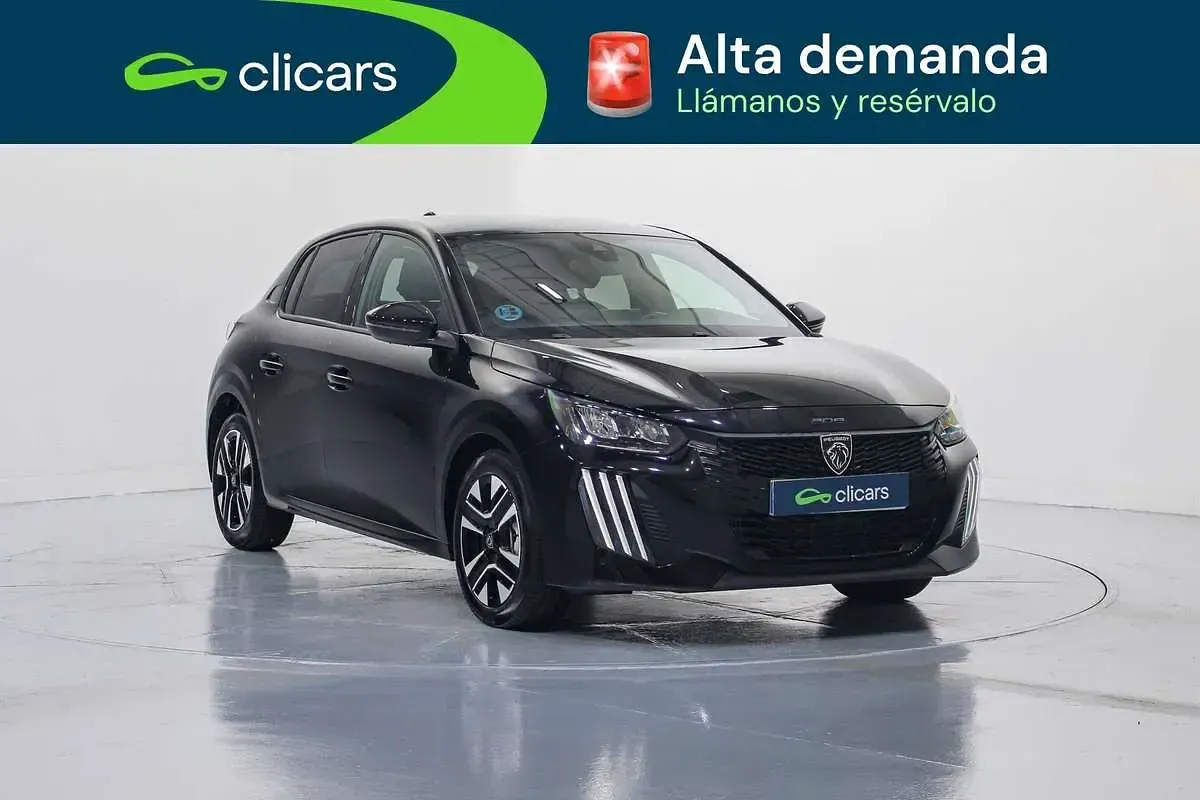 Begagnad Peugeot 208 Allure 102 HK (75 kW) 2025 Svart Halvkombi