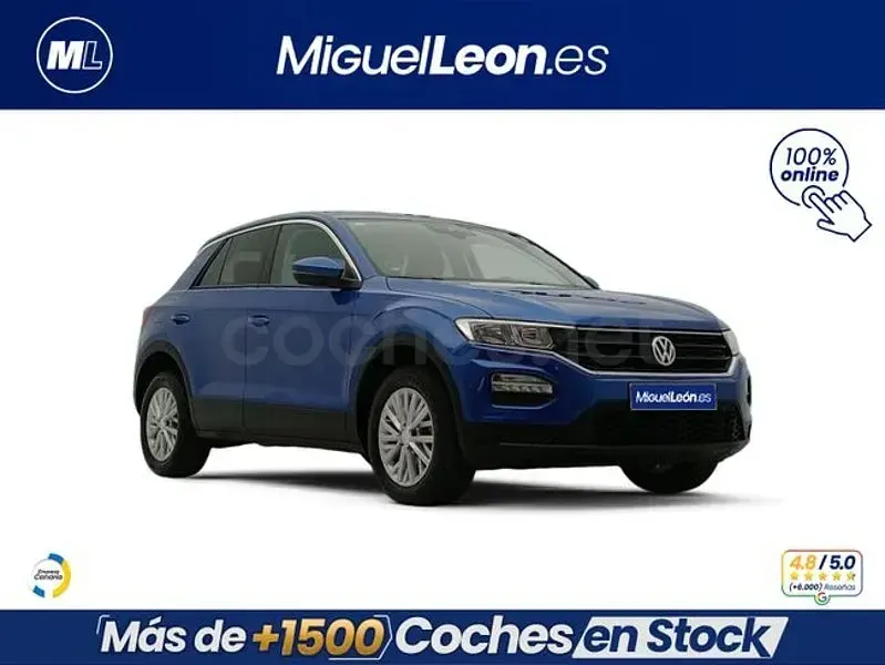Usado VW T-Roc Edition 115 CV (84 kW) 2020 Azul SUV
