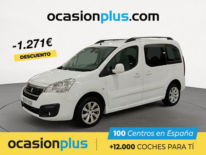 Blanco Usado 2018 Peugeot Partner Monovolumen | 13.990 € (Precio justo) - Imagen 1/4