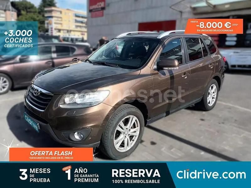 Marrón Usado 2011 Hyundai Santa Fe Comfort SUV | 8390 € (Precio justo) - Imagen 1/3